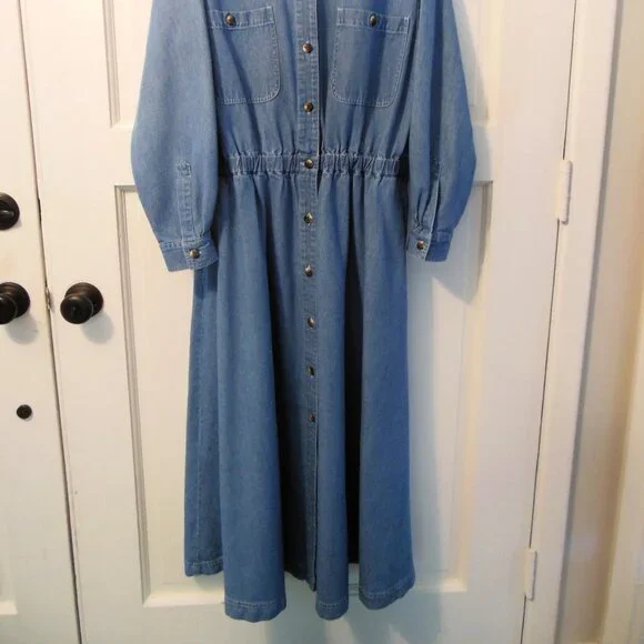 FADS 100% Cotton Denim Dress - Picture 2 of 9